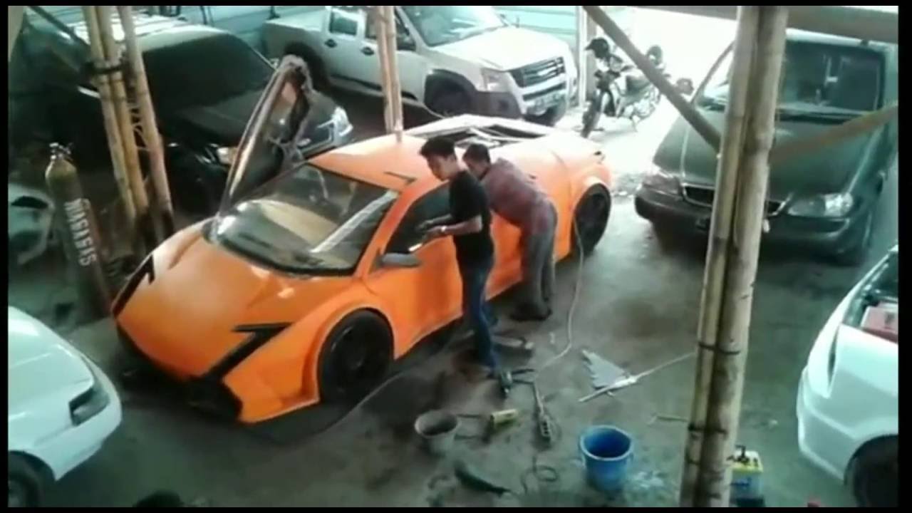 Modifikasi Mobil Sedan Menjadi Lamborghini Terkeren Dan Terlengkap