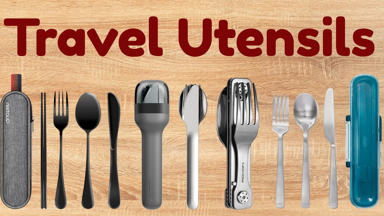 バーベキュー・調理用品 BRIEFING REVERSIBLE CUTLERY CASE Best travel utensils 2026 | Portable flatware set review | Best