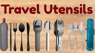Best travel utensils 2026 | Portable flatware set review | Best camping cutlery set with case