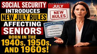 Social Security Introduces New July Rules Affecting Seniors Born in the 1940s, 1950s, and 1960s!