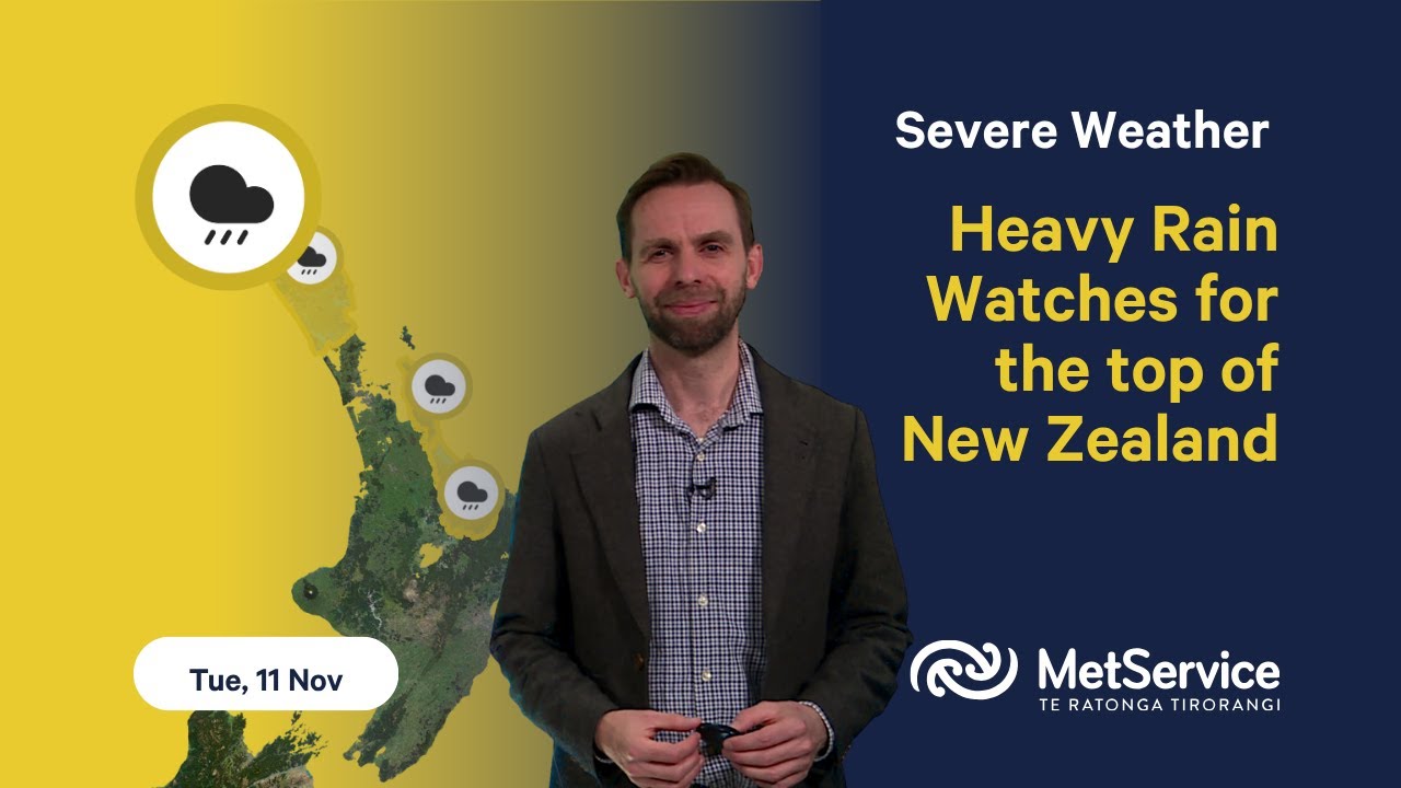 NZ Severe Weather Update - Tuesday 11th November 2025 - YouTube