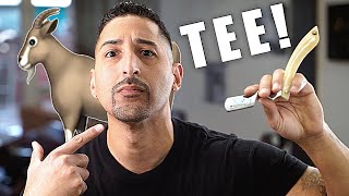 How To Shape Your Goatee With A Straight Razor Like A Pro !