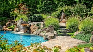 Natural Pool-scape in Kinnelon, NJ By Landscape Aesthetics, Inc. Noticias