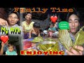 Local Rice 🎂 cake//Enjoying with family//my wife //Familyvlog Arunachal 🇮🇳