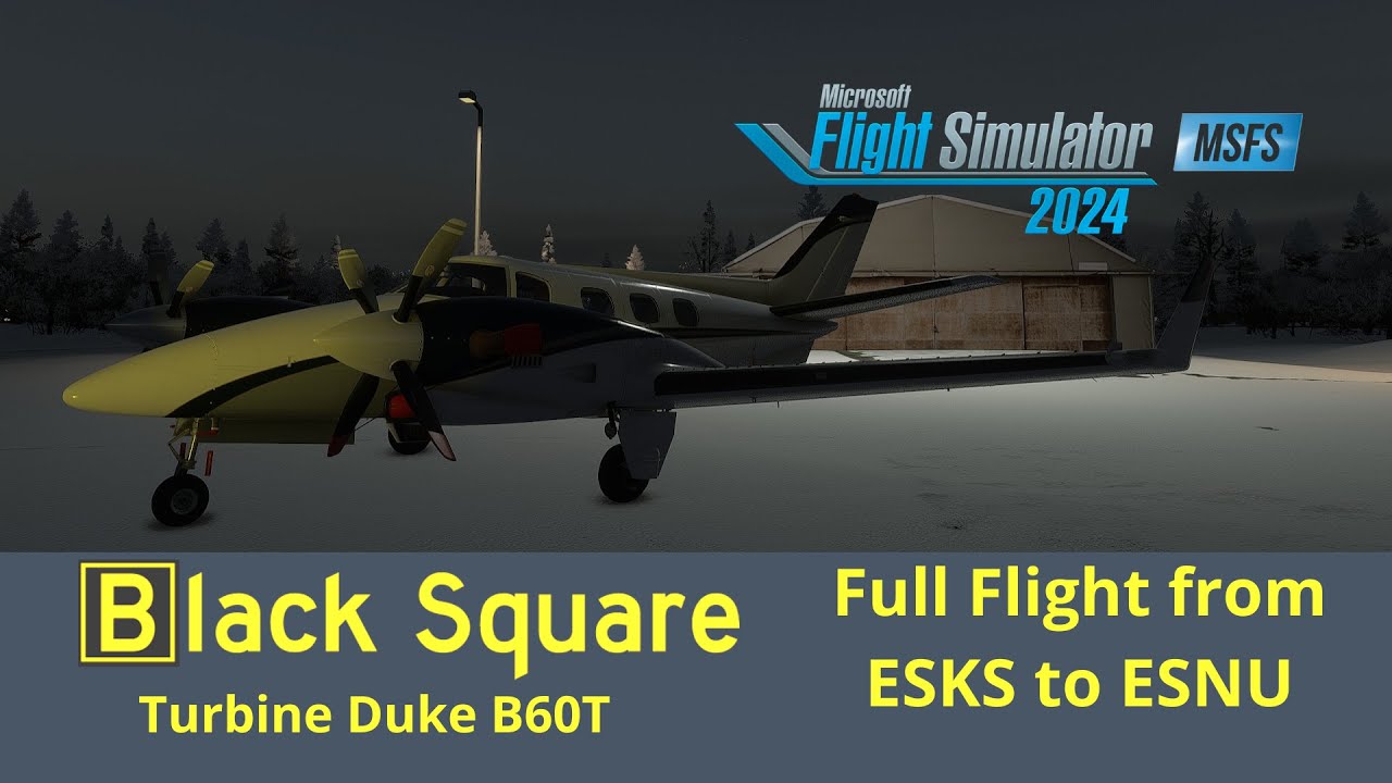 Turbin Duke GA flight in sweden from ESKS to ESNU