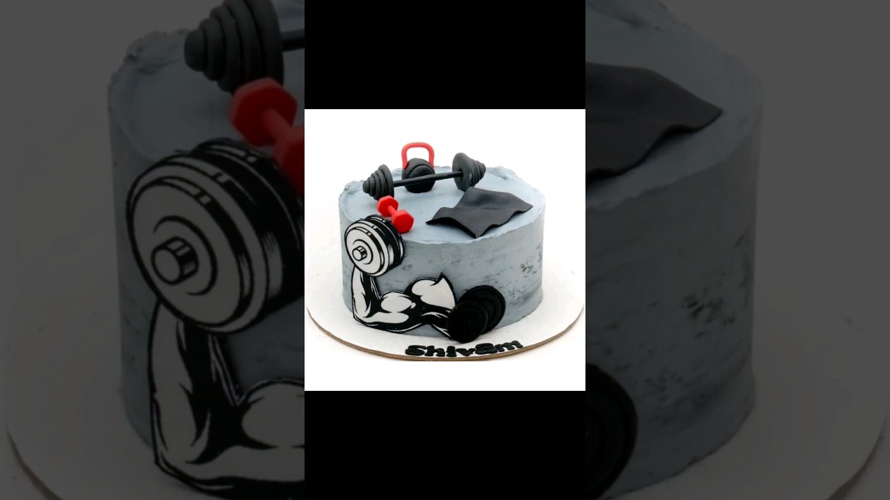 Gym theme cake 😱😍 