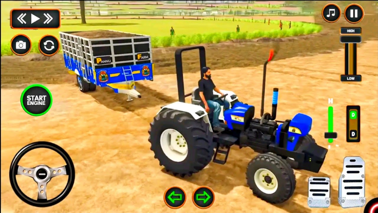 Real Tractor Driving Simulator 2026 - Grand Farming Transport - Android Gamepaly 