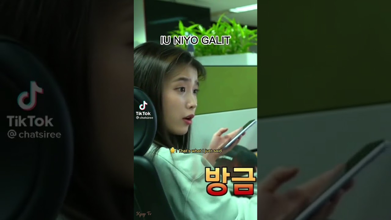 Angry IU was so cute🤗