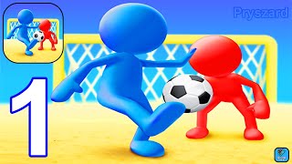 Super Goal Soccer Stickman - Gameplay Walkthrough Part 1 Tutorial Levels 1-10 (iOS,Android) screenshot 4
