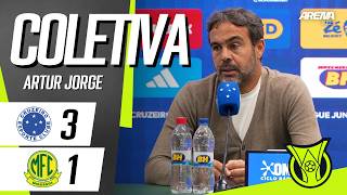 COLETIVA ARTUR JORGE | AO VIVO | Cruzeiro x Mirassol - Brasileirão 2026