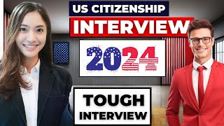 NEW! (Actual Case) US Citizenship Interview 2024 Questions & Answers Practice | N-400 Naturalization