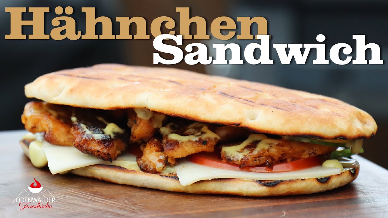 Hähnchen Sandwich der Extraklasse - Chicken Mustard Sandwich