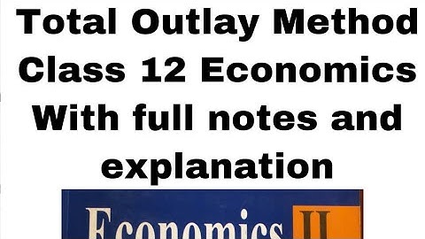 Total Outlay method of of measuring price Elasticity with notes || Economics Class 12 NEB