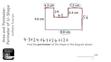 Area and Perimeter: Perimeter of U-Shape (Grade 3) - OnMaths GCSE Maths Revision