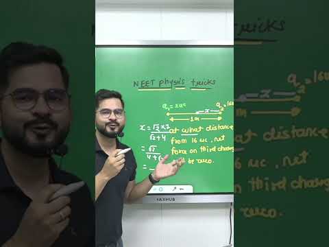 Electrostatics best trick for neet physics #shorts