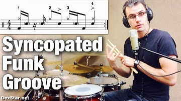 Syncopated Funk Groove | Drum Lesson
