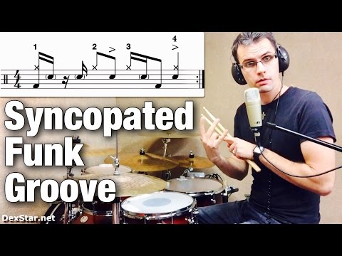 Syncopated Funk Groove | Drum Lesson