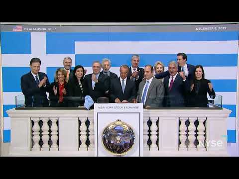 The NYSE welcomes the Greek American Issuer Day to ring The Closing Bell®