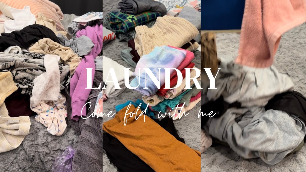Laundry Motivation FOLDING Putting Away Laundry COME FOLD WITH ME Laundry Motivation FOLDING Putting Away Laundry COME FOLD WITH ME