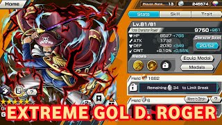 EXTREME GOL D. ROGER GREAT PIRATE GAMEPLAY | ONE PIECE BOUNTY RUSH