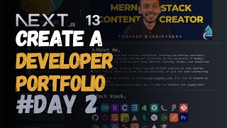 🔴 Developer Portfolio BootCamp Using NextJs - #Day2