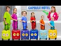 7 Colors Hotel Challenge With Superheroes