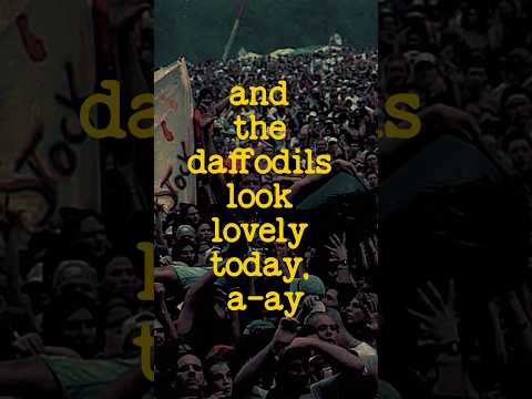 32 years ago on this day: "Daffodil Lament" from Woodstock '94. Listen now on 'No Need to Argue 30th