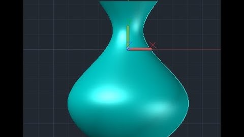 Flower vase...... AUTOCAD 3D