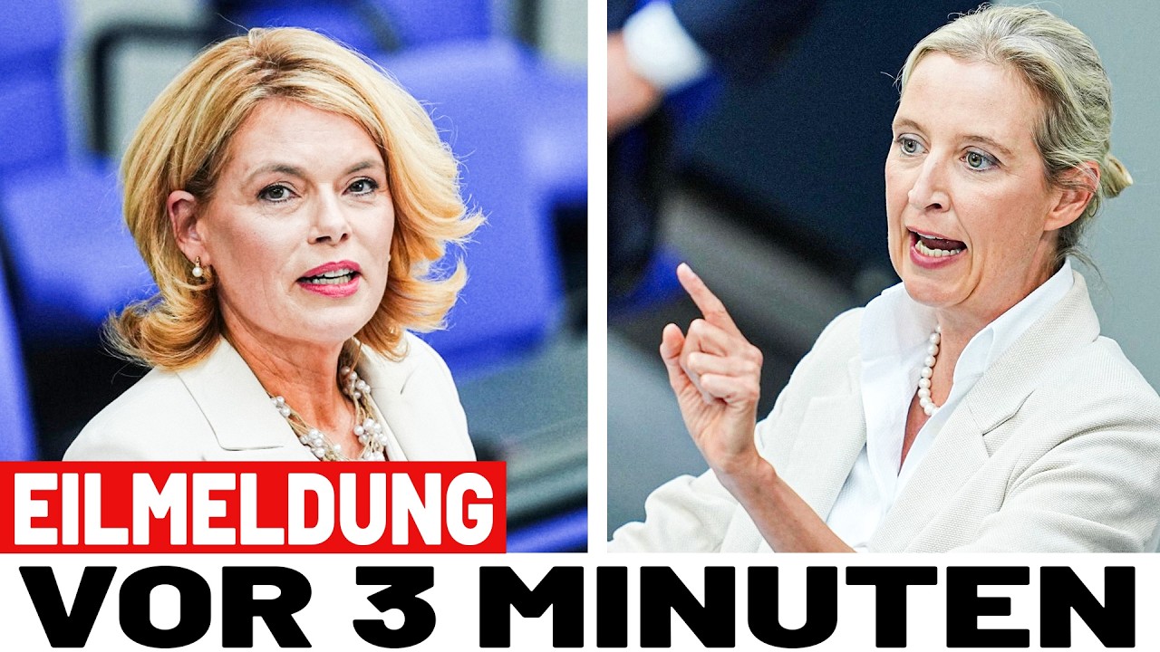 Weidel Verklagt Klöckner! Redeverbot Im Bundestag Eskaliert!