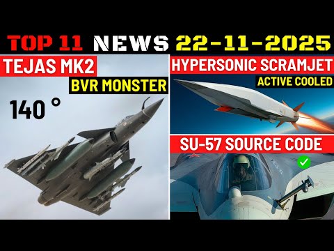 Indian Defence Updates Tejas Mk2 BVR Monster Su 57 Source Code Offer 1500 Km Hypersonic Scramjet