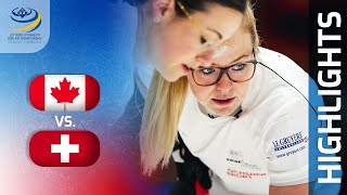 CANADA v SWITZERLAND - Round-robin game Highlights - LGT World Women’s Curling Championship 2023