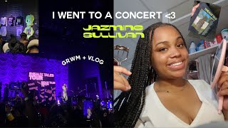 girl i went to see jazmine sullivan!!! | concert grwm + vlog