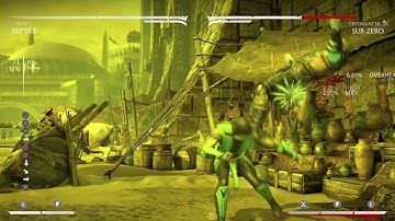 mkx Mortal Kombat Reptile nimble combo
