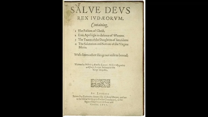 SALVE DEUS, REX JUDAEORUM -  I. PROLOGUE