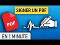 Comment signer un document pdf 