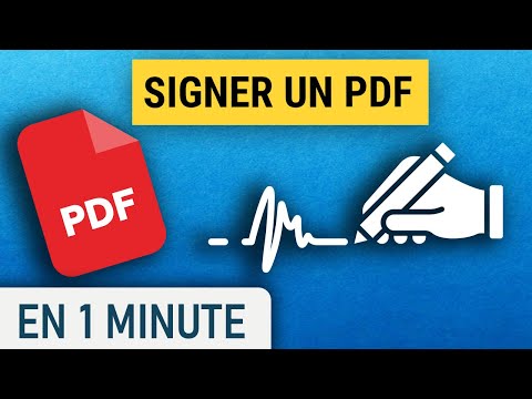 Comment signer un PDF sans l'imprimer