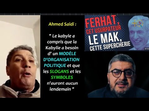 Ahmed Saidi Parfois L Intelligentsia Algérienne Devient Bête Devant La Question Kabyle 