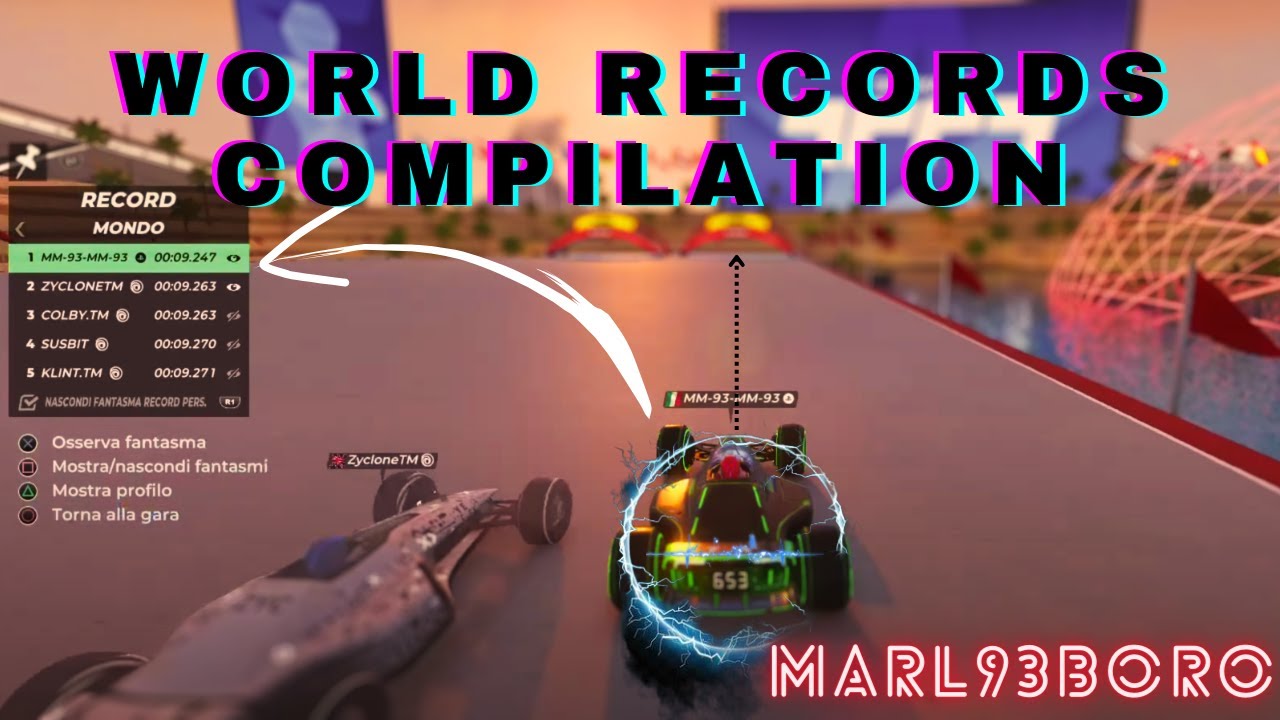 Trackmania Under 10-sec - WR Compilation | by marl93boro