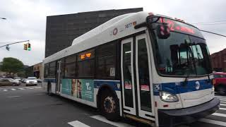 MTA Bus: LGA Airport bound XD40 7477 Q72 at Junction Blvd/62 Dr