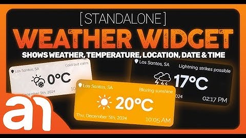 Weather Widget for FiveM [Standalone/QB/ESX]