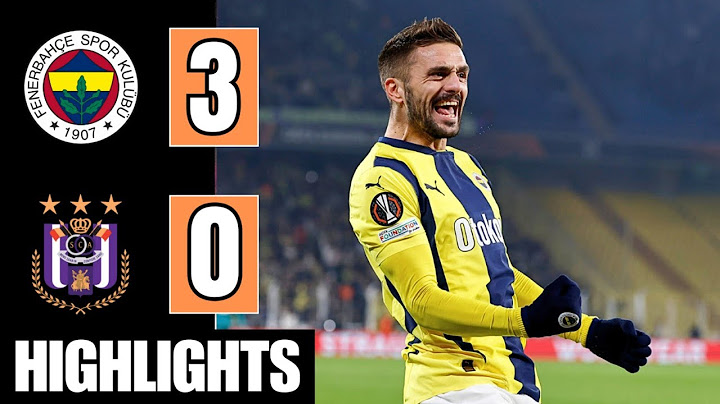 Fenerbahce vs Anderlecht 3-0 EXTENDED HIGHLIGHTS | En Nesyri Goal | Europa League 2024/25