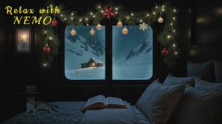 Cozy Snowy Christmas Night Train Ride / Winter Ambience 🚂 Dimly Lit Sleeper Train Ambience for Sleep screenshot 3