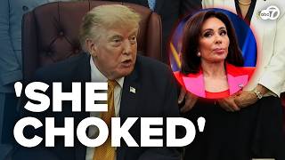 Trump doesn't say if he will fire Jeanine Pirro after claiming she 'choked' in vandalism case