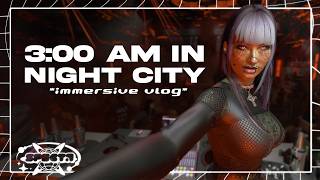 Extreme Immersion: A Night Out in Night City (300+ Mods Gameplay)