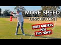 The SECRET to More Clubhead SPEED (Most Golfers Miss This!) #golftips #golfSwing #golfinstruction
