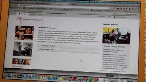 Teachscape: Entering Evidence in Domain 1