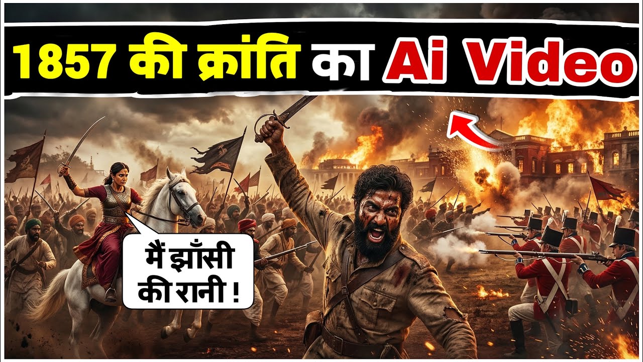 The Revolt of 1857 Through Ai Movie || Ai से देखिए 1857 का विद्रोह कैसे हुआ था ! | Movie #aihistory 