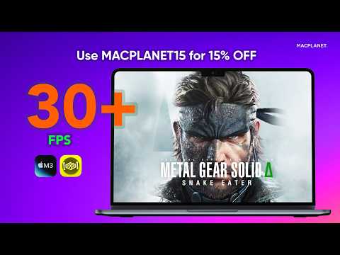 Metal Gear Solid Delta: Snake Eater Mac gaming test