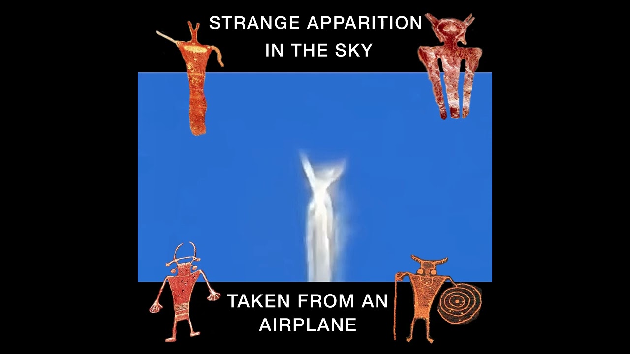 STRANGE APPARITION IN THE SKY TAKEN FROM AIRPLANE