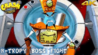 Crash Bandicoot 2 N-Tranced N. Tropy Boss Fight Walkthrough (4K)